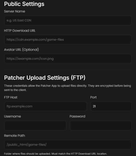 Add a Patch Server
