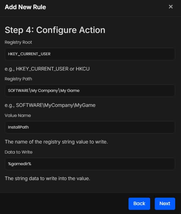 Write to Registry